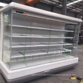 cheap glass doors upright fridge frozen food supermarket fruit display freezer chiller cold drink refrigerator